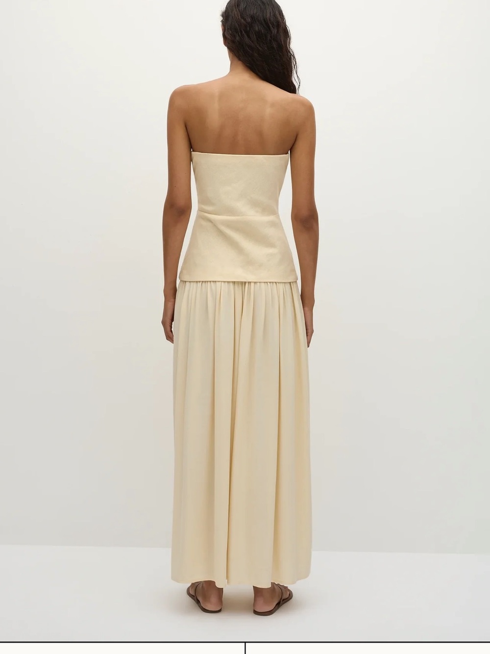 Faithfull the brand Dress Butter NWT - Picture 2 of 6